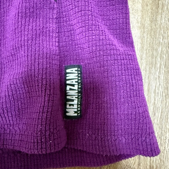 Melanzana Blue and Purple Women's Hoodie Leadville CO - Picture 3 of 4